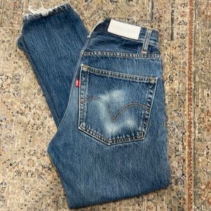ReDone levis skinny cropped sz 25